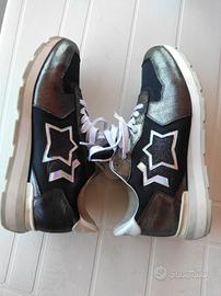 belle scarpe Atlantic Stars n 45 nero e silver 