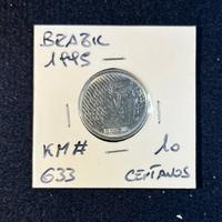 Collectible Coin 10 Centavos 1996 KM# 633 🇧🇷