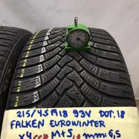 Gomme Usate Varie Marche 215 45 18 - 80% Invernali