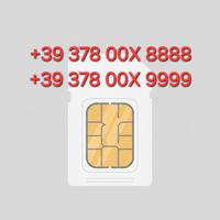 Coppia sim con numero facile