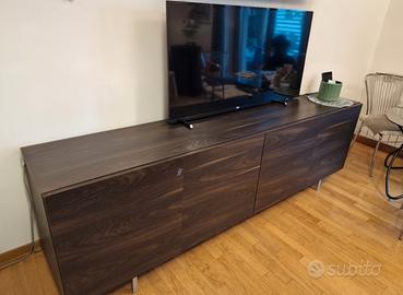 Madia/Credenza porta TV 240x45 nero