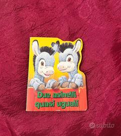 Due asinelli quasi uguali libro bambini vintage