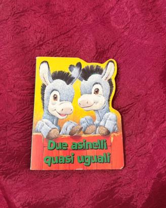 Due asinelli quasi uguali libro bambini vintage