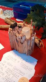 Minerali di Selenite e Tormalina Nera Opera d'arte