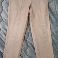 pantalone pelle zara