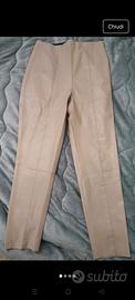 pantalone pelle zara