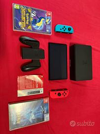 Nintendo switch oled + 2 giochi