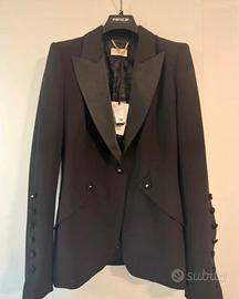 Elisabetta Franchi meravigliosa giacca nera tg 42