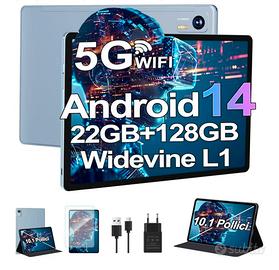NUOVO Tablet 10 Pollici Android 14 Con Custodia