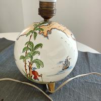 Lampada da tavolo globo con mappamondo