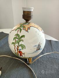 Lampada da tavolo globo con mappamondo