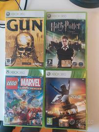 LOTTO XBOX 360 HARRY POTTER + LEGO + GUN + F1
