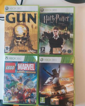 LOTTO XBOX 360 HARRY POTTER + LEGO + GUN + F1
