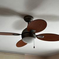 Lampadario con ventilatore