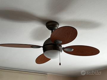 Lampadario con ventilatore