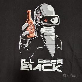 T-shirt Friking Bender Futurama Terminator Tg. XL