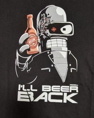 T-shirt Friking Bender Futurama Terminator Tg. XL
