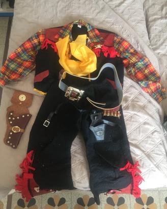 Costume cowboy bambino 7-9 anni