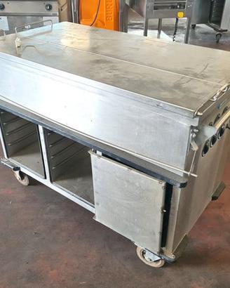 carrello termico distribuzione pasti caldi usato
