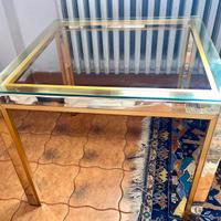 Splendido tavolino in ottone design italiano ‘70