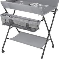 Fasciatoio Portatile Pieghevole Sarah Baby Grigio