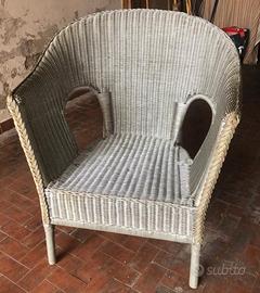 Poltrona in vimini