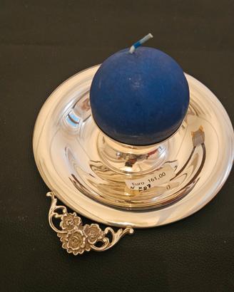 portacandela argento