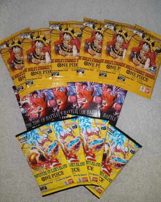 One piece card game op17 pacchetti op15 op16 tcg