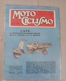 Rivista Motociclismo Ape Maggio 1947