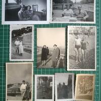 Lotto 44 foto d'epoca COUPLE GENTE vecchie foto