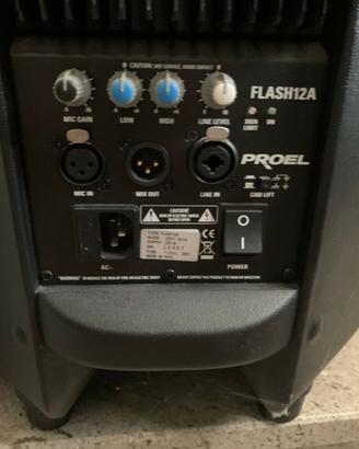 Coppia casse acustiche Proel Flash12A