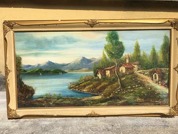 Quadro paesaggio di Erminio Spalla