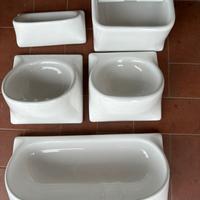 Accessori in ceramica per il bagno