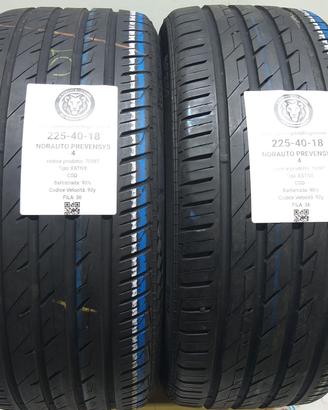 2 GOMME 225 40 18 NORAUTO A70397