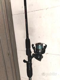 canna light spinning dropshot  pronta pesca. 