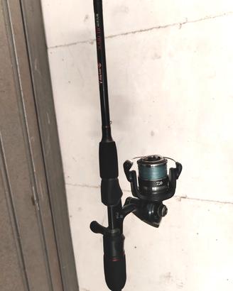 canna light spinning dropshot  pronta pesca. 