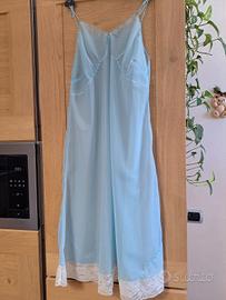 Sottoveste vintage  anni '50 / '60  con pizzo 