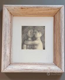 Antonio Bueno incisione firmata 