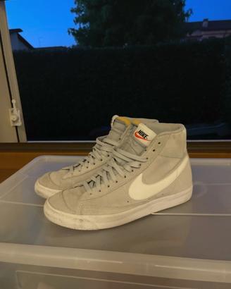 Nike sneakers pelle grigio n.42