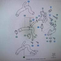 Tubo flessibile termostato Ford Fiesta