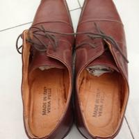 Scarpe uomo marroni in pelle 