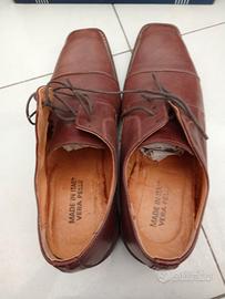 Scarpe uomo marroni in pelle 