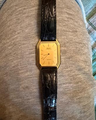 Orologio seiko lassale quartz  laccato in oro