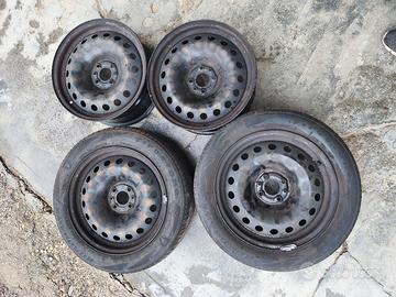 Set 4 cerchi in ferro da 16''   per FIAT 