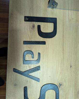 decorazione da parete Scritta PlayStation 