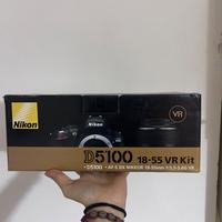 Macchina fotografica nikon d5100+obiettivo 18-55mm