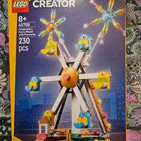 Lego ruota panoramica  e fuochi di artificio