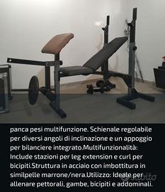 panca multifunzione 