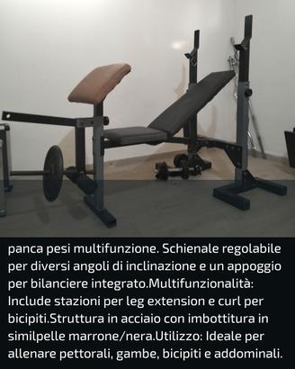 panca multifunzione 