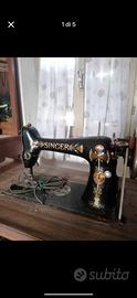 Singer macchina per cucire anni 30 con base